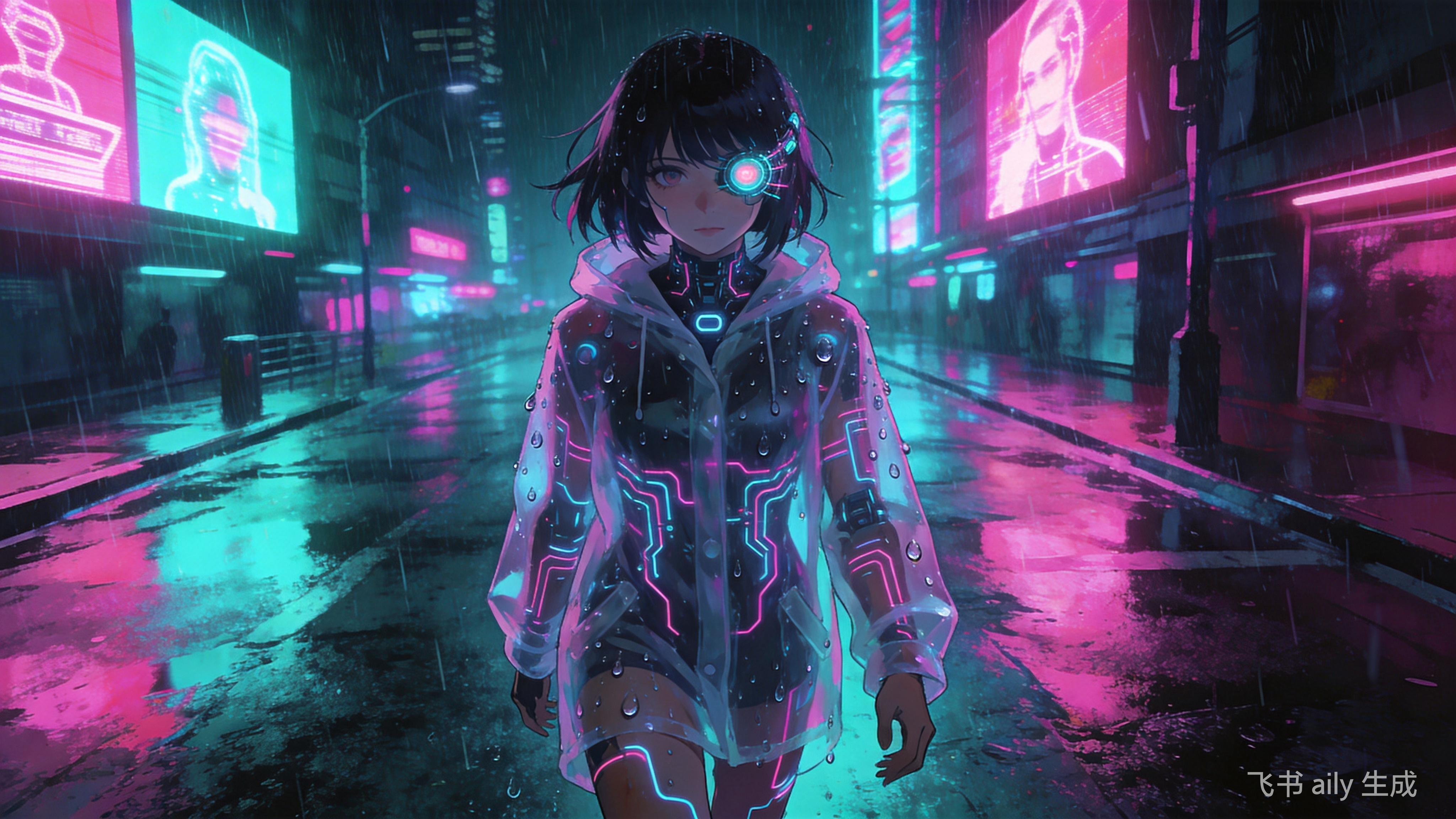 赛博朋克插画